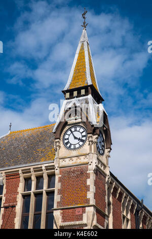 Das Äußere von Wareham Rathaus in der Stadt Wareham, Dorset, Großbritannien. Stockfoto