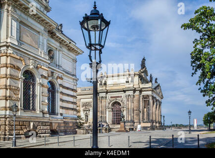 Deutschland, Sachsen, Dresden, Brühlsche Terrasse, Hochschule für Bildende Künste Dresden Stockfoto