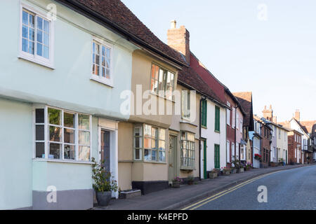 Alte Häuser, Castle Street, Saffron Walden, Essex, England, Vereinigtes Königreich Stockfoto