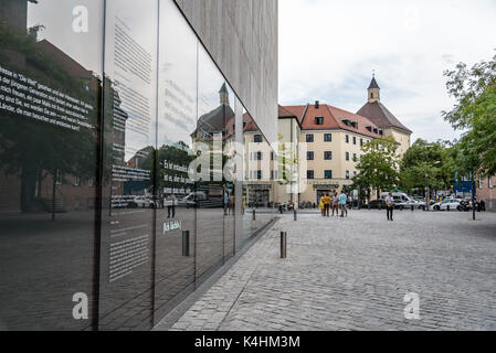 Ohel Jakob Synagoge und Jüdisches Museum in München Stockfoto