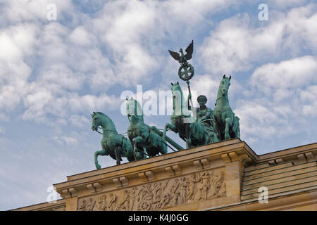 Quadriga, Brandenburger Tor, Berlin, Deutschland Stockfoto