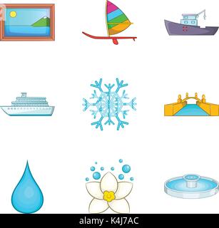 Hohlheit Symbole, Cartoon Stil Stock Vektor