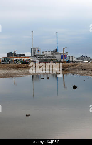 Die so genannten industriellen silo Komplex der "fünf Schwestern" in Aarhus, Dänemark Stockfoto