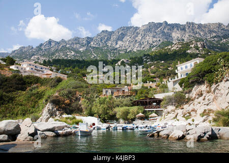Manganitis Dorf, Ikaria Insel, Ägäis, Griechenland, Europa Stockfoto