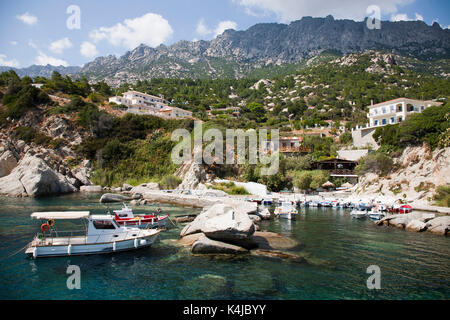 Manganitis Dorf, Ikaria Insel, Ägäis, Griechenland, Europa Stockfoto