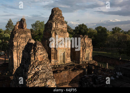 Ansicht von Pre Rup Tempel, krong Siem Reap, Siem Reap, Kambodscha Stockfoto