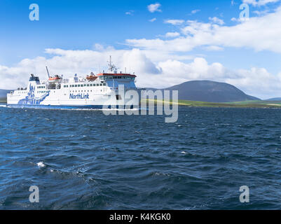 Dh-MV Hamnavoe NORTHLINK ORKNEY schottischen Serco Fähre in Scapa Flow anreisen Stromness Schottland Fähren Stockfoto