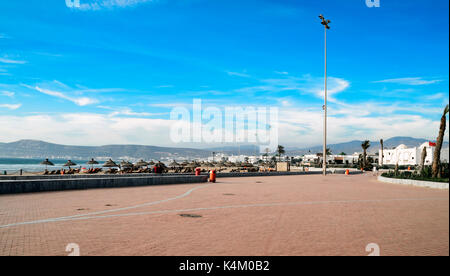 Der Ferienort Agadir in Marokko Stockfoto