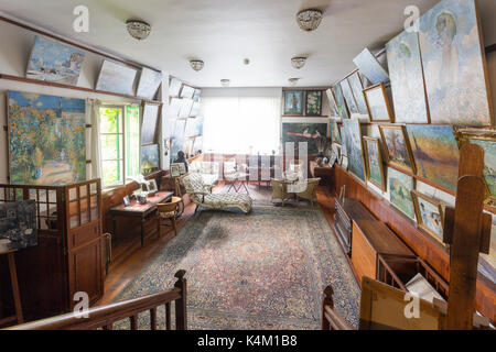 France, Eure (27), Giverny, maison du peintre Claude Monet, l'Atelier // France, Eure, Giverny, Haus des Malers Claude Monet, studi des Malers Stockfoto