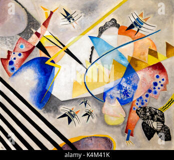 White Center, der von Wassily Kandinsky, 1921, Solomon R. Guggenheim Museum, Manhattan, New York City, USA, Nordamerika Stockfoto