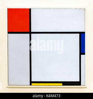 Zusammensetzung, von Piet Mondrian, 1929, Solomon R. Guggenheim Museum, Manhattan, New York City, USA, Nordamerika Stockfoto