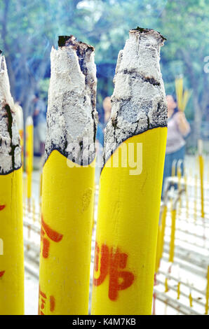 HONG KONG, CHINA - 4. Mai 2013: ein Ort der Anbetung in Ngong Ping Village auf Lantau, Hong Kong Stockfoto