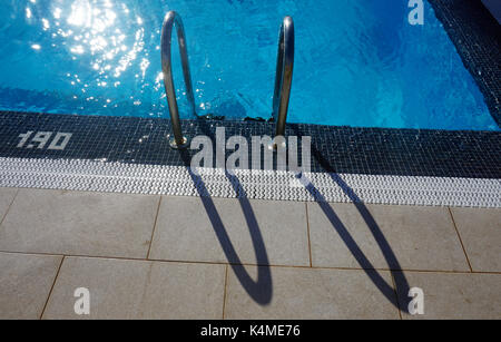 Pool-Seite Stockfoto