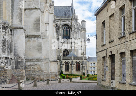 Detail der Kathedrale Notre-Dame in Arles, Frankreich Stockfoto