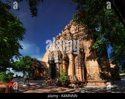 Po Nagar Cham Türme in Nha Trang, Vietnam Stockfoto