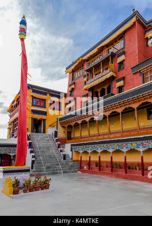 Thiksey gompa in Leh, Ladakh, Indien Stockfoto