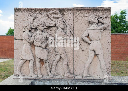 Statuenpark (Szoborpark), Budapest, Ungarn Stockfoto