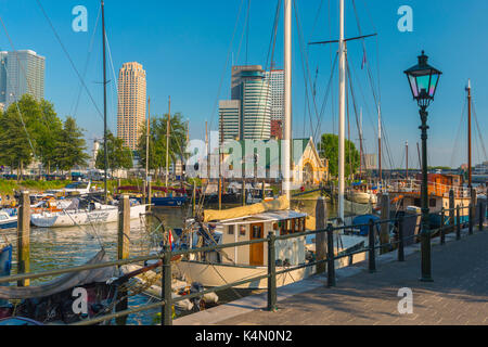 Hafen, Veerhaven, Rotterdam, Südholland, Niederlande, Europa Stockfoto