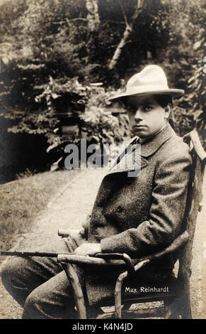 Max Reinhardt, österreichisch-amerikanischen Regisseur und Schauspieler. in Baden 9 September 1873 Geboren - 31. Oktober 1943. Als Maximilian Goldmann geboren. Stockfoto