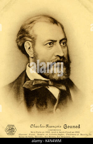 Charles François GOUNOD Porträt der französische Komponist (1818-1893). Stockfoto