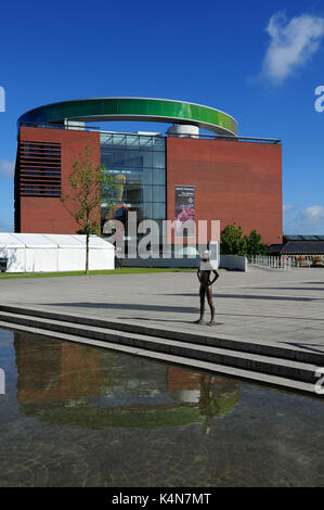 Die ARoS Aarhus Kunstmuseum, ein Kunstmuseum in Aarhus, Dänemark. Stockfoto