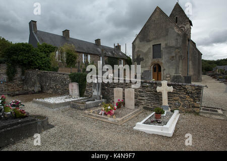 Kirche St. Remy sur Orne, Calvados, Normandie, Frankreich. Aug 2017 Stockfoto