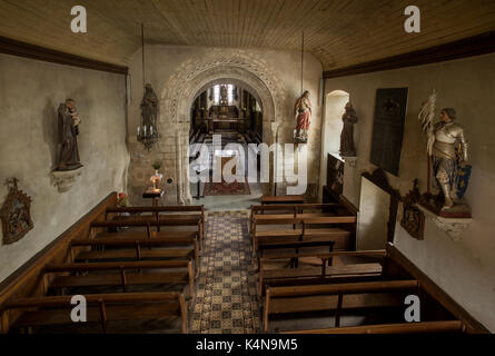 Kirche St. Remy sur Orne, Calvados, Normandie, Frankreich. Aug 2017 Stockfoto