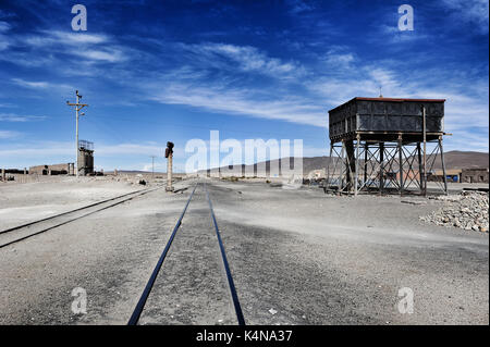 Die semi-verlassene Stadt Julaca, im südlichen Bolivien Stockfoto