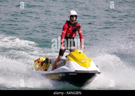 RNLI Jet Ski Stockfoto