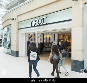 Nächsten store in Trinity Shopping Center, Leeds, Yorkshire. Großbritannien Stockfoto