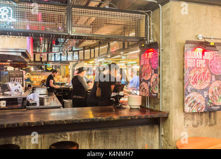 Restaurant in Trinity Shopping Center in Leeds. Yorkshire. Großbritannien Stockfoto