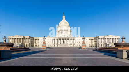 Ostseite des United States Capitol Building in Washington DC. Stockfoto