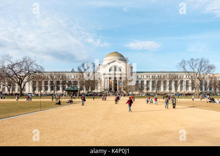 Washington, DC - Feb 18th, 2017: National Museum der nationalen Geschichte. Von der Smithsonian Institution an der National Mall verwaltet. Stockfoto