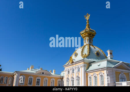 Gebäude Peterhof Palace, St. Petersburg, Russland. Stockfoto