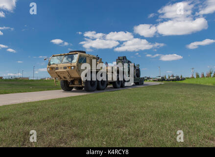 Militär LKW-Transport Stockfoto