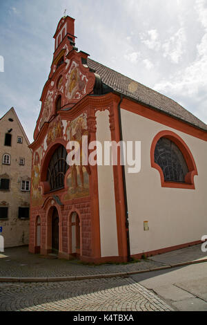 Der Heilige Geist Krankenstation Kirche in Füssen, Bayern. Stockfoto