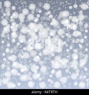 Weißer Schnee Hintergrund Stock Vektor
