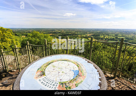 Frankreich, Manche (50), Mortain-Bocage, Panorama depuis la Cote 314 sur le site des rochers de la Montjoie // Frankreich, Manche, Mortain Bocage, Panorama Fr. Stockfoto