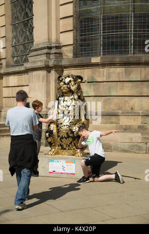 Die großen Sleuth, Birmingham, England, Sommer 2017, Goldie Stockfoto