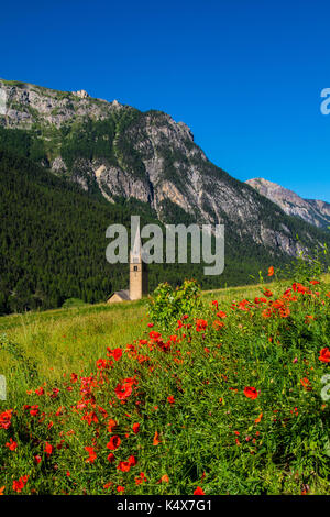 Ceillac Queyras in Hautes Alpes in Frankreich Stockfoto