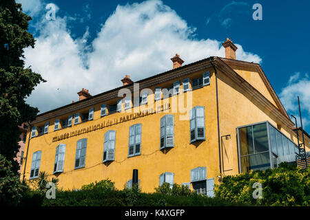 Parfümfabrik Fragonard in Grasse, Cote d'Azur, Frankreich. Die Stadt gilt als die Welthauptstadt des Parfums. Stockfoto