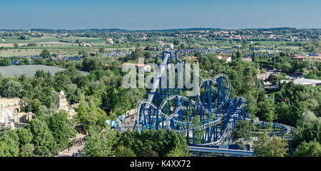 Freizeitpark Gardaland in Italien Stockfoto