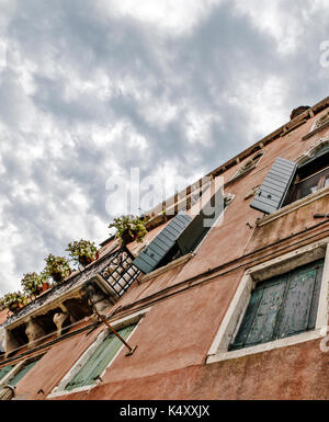 Straßen und Kanäle des alten Venedig Stockfoto