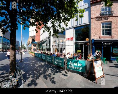 Jamie Oliver Restaurant, Paradise Street, Liverpool ONE. Stockfoto