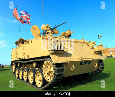 Britische Armee 432 Tank, der in der ersten Irak Krieg eingesetzt, Militär, Fahrzeug, Fahrzeuge, England, UK armoured personel Carrier Stockfoto
