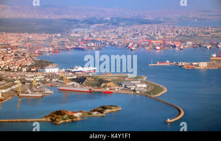 Istanbul-Luftbild Stockfoto