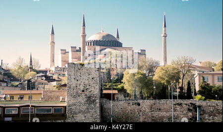 Hagia Sophia in Istanbul Stockfoto