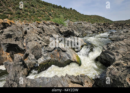 Pulo do Lobo (Wolfspass). Parque Natural do Vale do Guadiana, Alentejo. Portugal Stockfoto