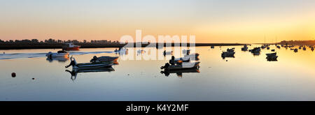 Parque Natural da Ria Formosa in Santa Luzia, Algarve. Portugal Stockfoto