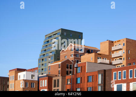 Wohnviertel Crooswijk in Rotterdam, Niederlande Stockfoto